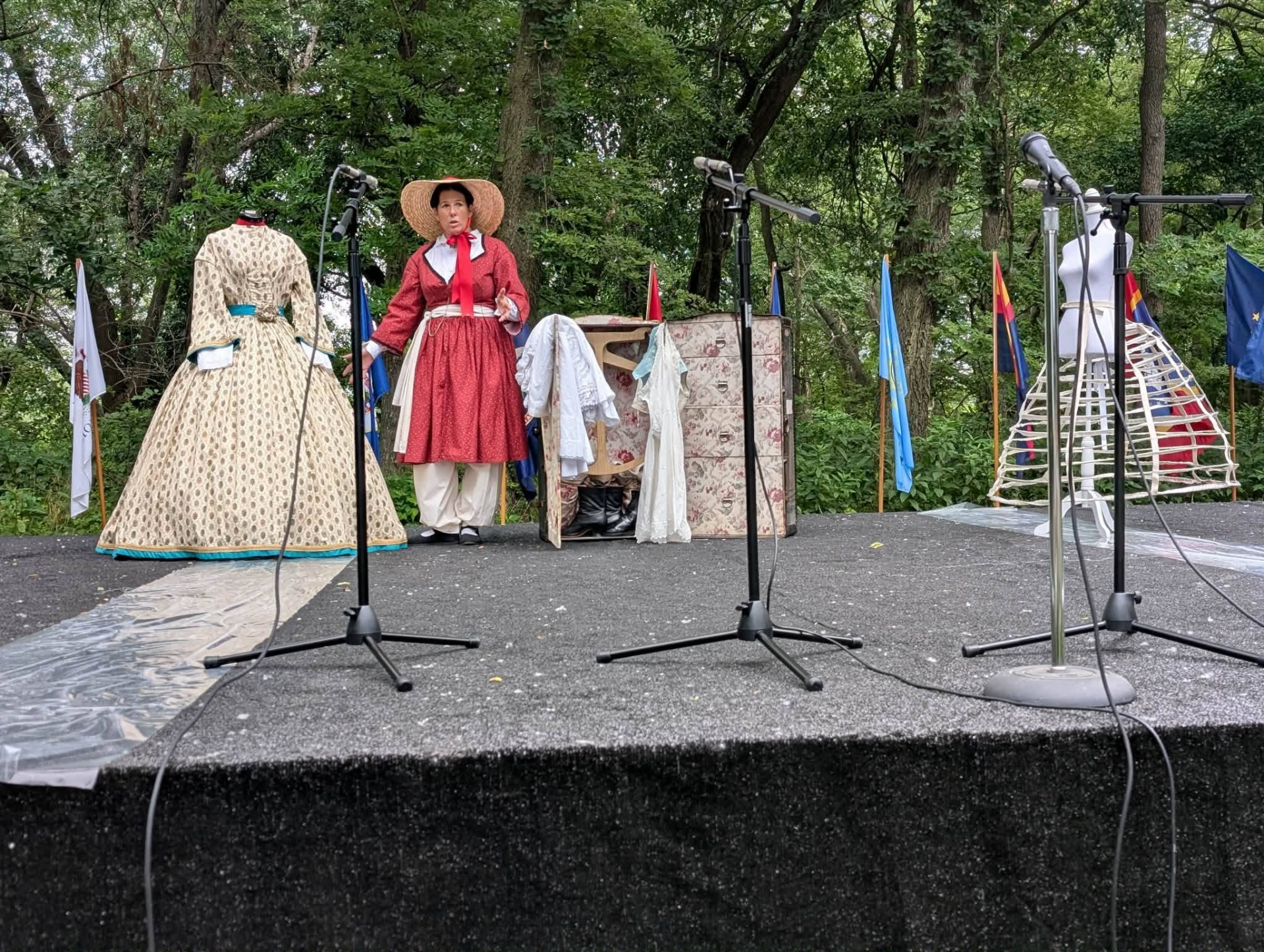 “Authentic Victorian Era Bloomer Costume by Indian Creek Historical Fashions”