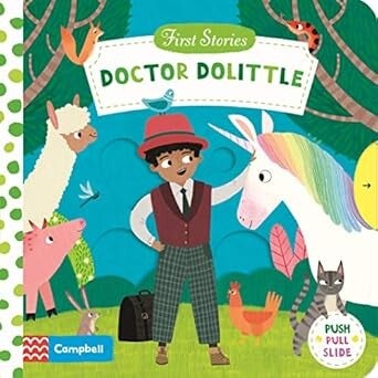First Stories Doctor Dolittle (Push Pull Slide book)