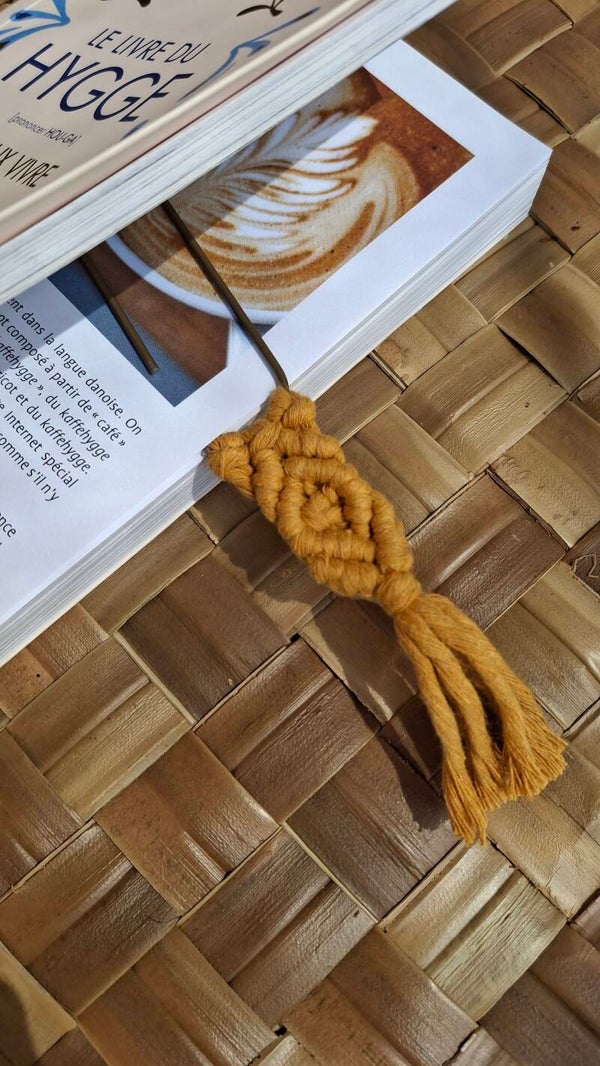 Marque-page Macramé Artisanal — Littlvro | Cadeau Original Fait Main