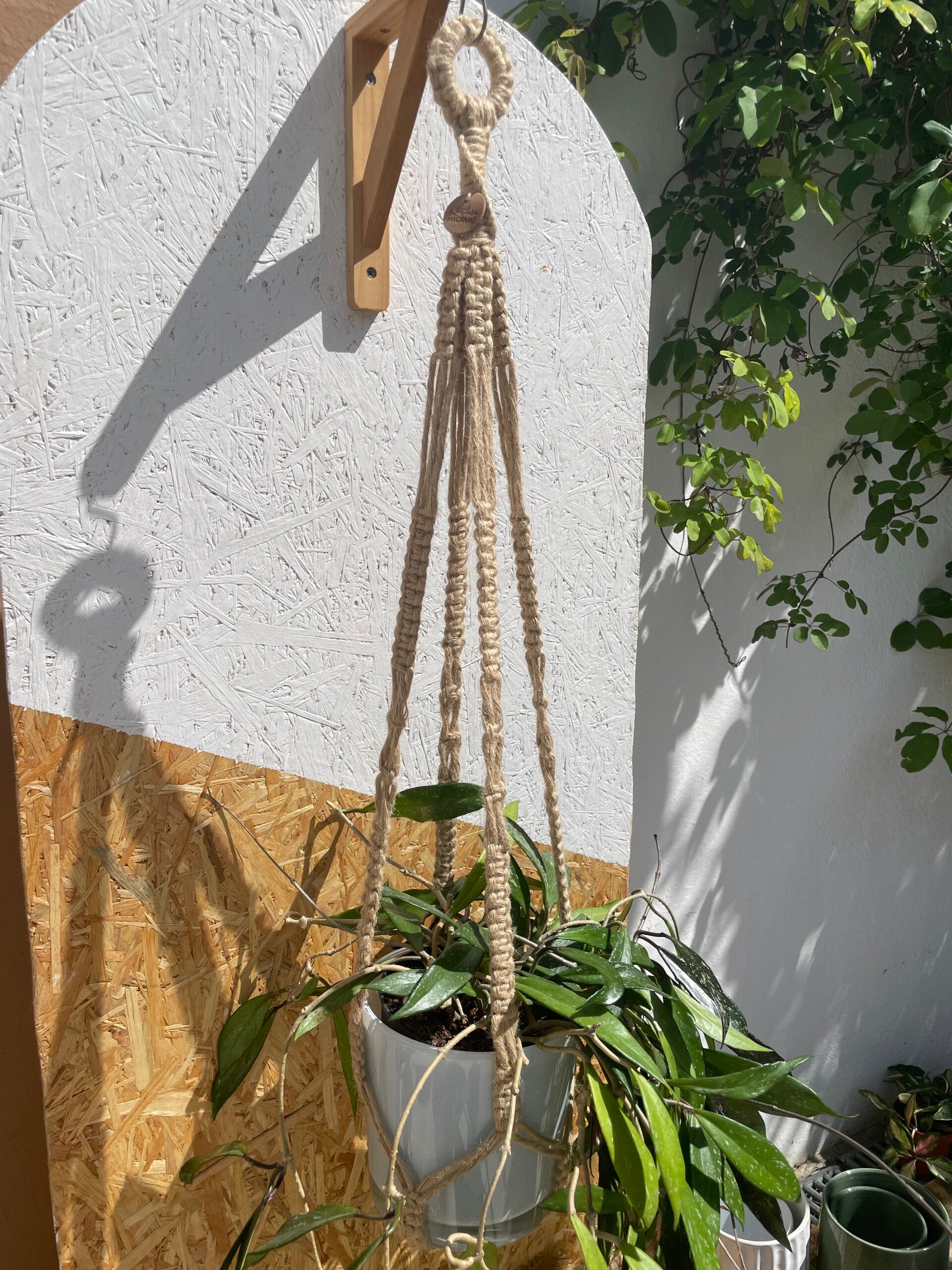 CROISÉE – Suspension Jute Macramé Torsadée & Croisée | Littlvro