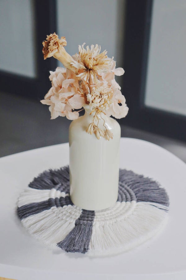 Coasters en macramé (format petite plante)