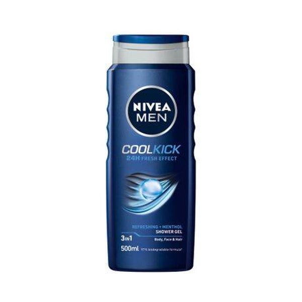 Nivea men cool kick shower gel 500ml