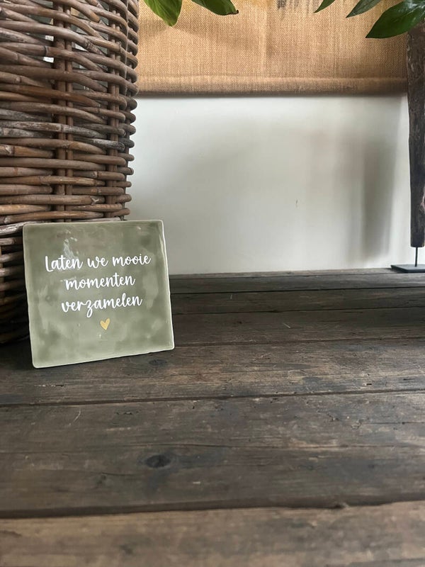 Tegel - Laten we mooie momenten verzamelen