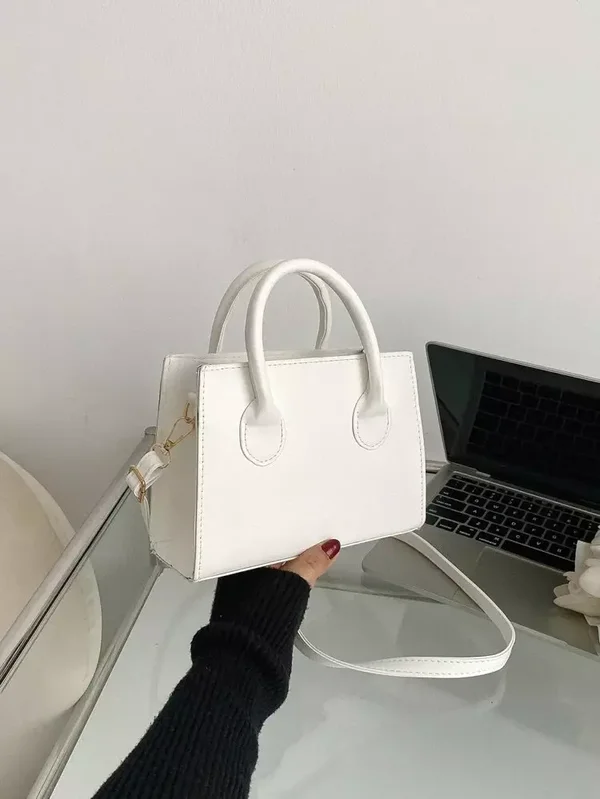 Sac Carré À Double Poignée