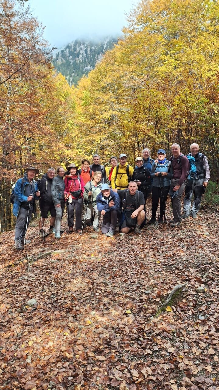 Gruppenbild mit der Wandergruppe