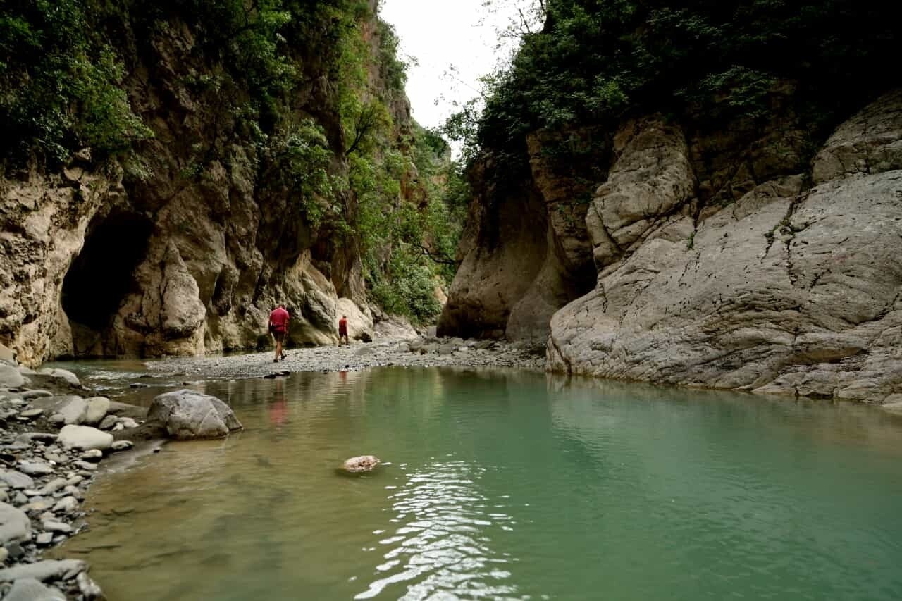 Benja Canyon in Südalbanien – eine natürliche Rarität
