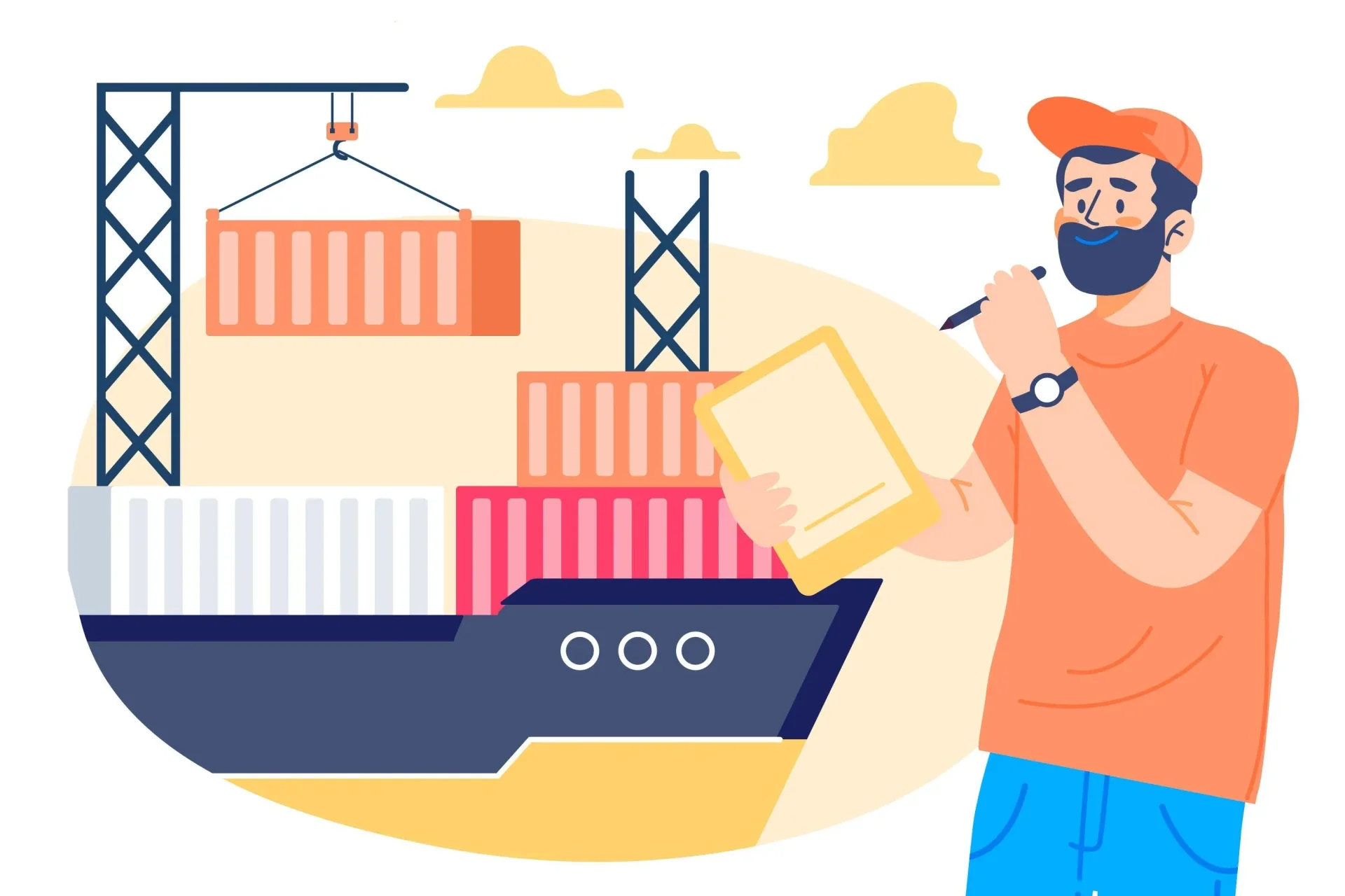 Customs clearance guide for food exporters — understanding the port clearance process for international food shipments to Africa and the Middle East