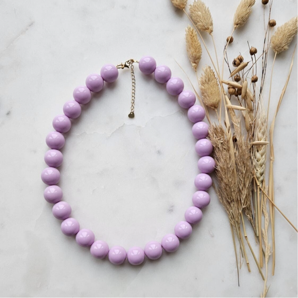Kralen ketting - Bubble Beads Paars