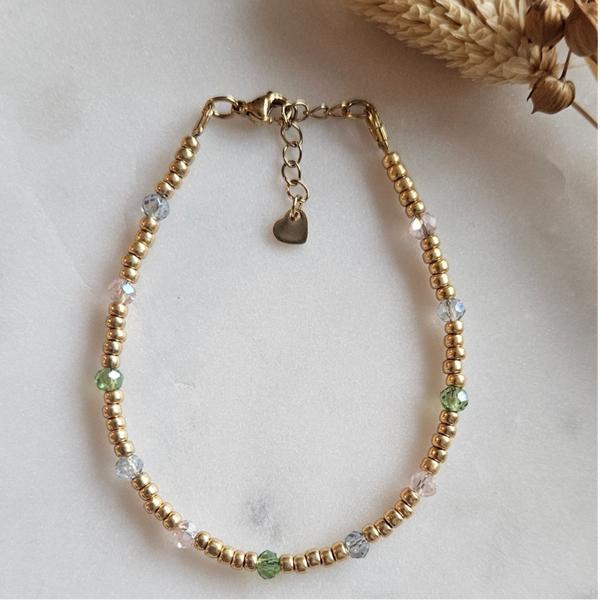Armbandje - Mix Sparkle / Gold