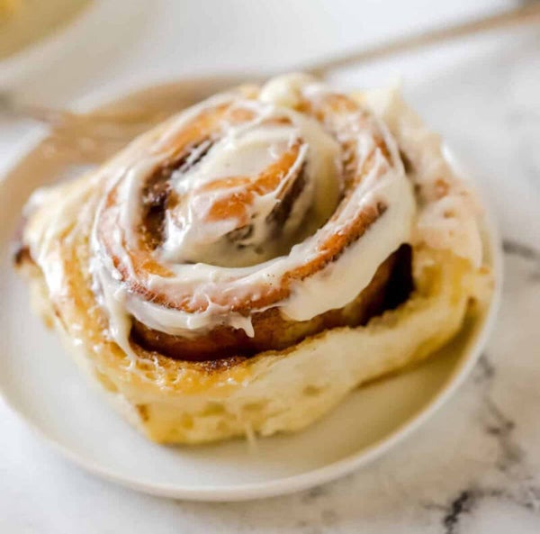 Cinnamon Rolls with cream cheese frosting
