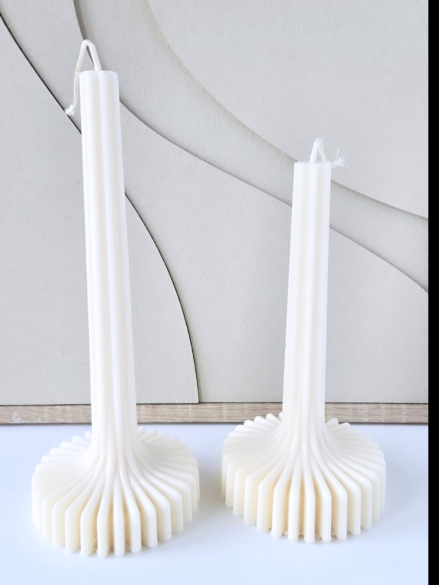 Pillar Candle Set van 2