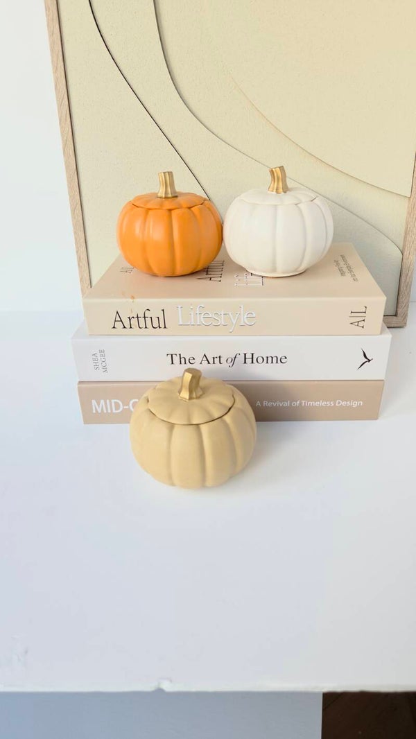 Pumpkin Jar Candles