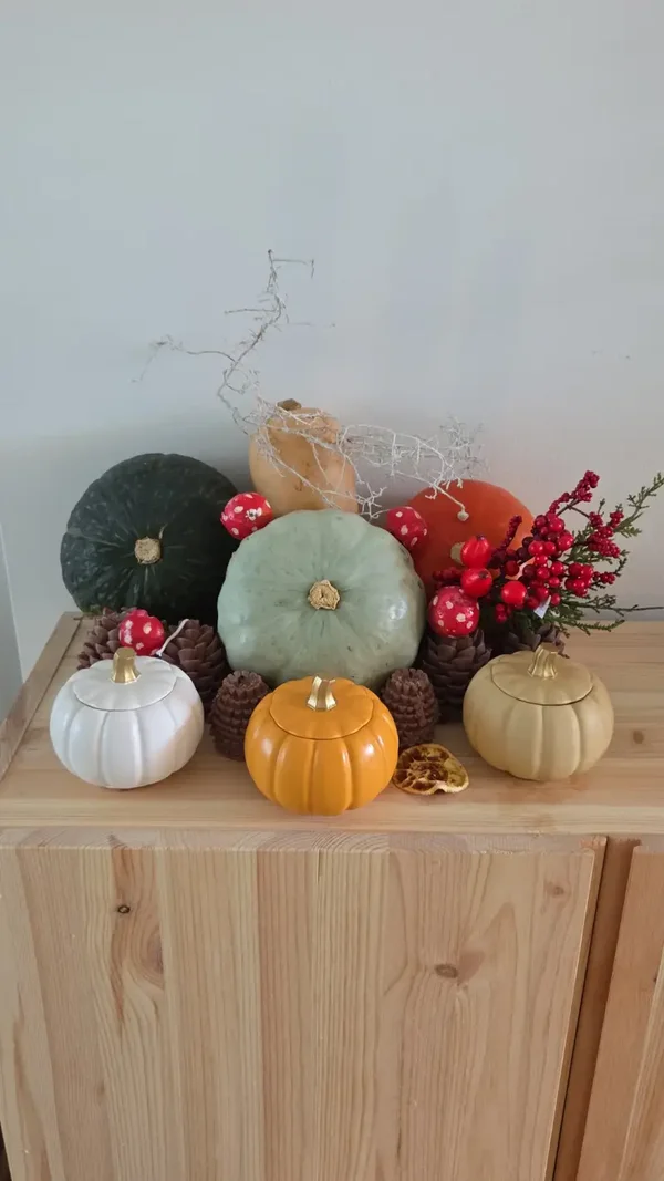 *Pumpkin Spice Candle Jar*