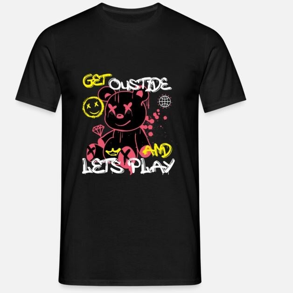 T-Shirt "Get Outside and Let's Play"
