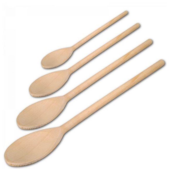 Kochlöffel oval Buchenholz