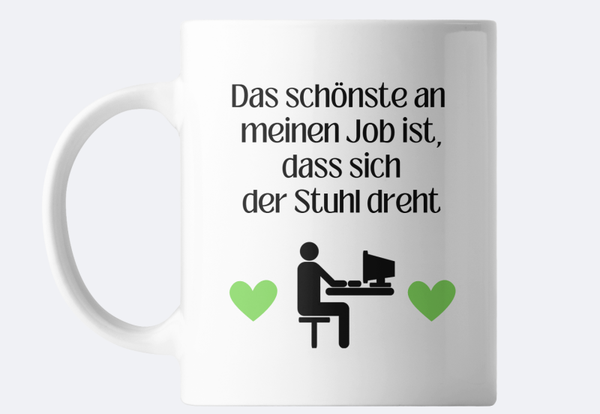Tasse ,,Bürospaß mit Drehmoment''