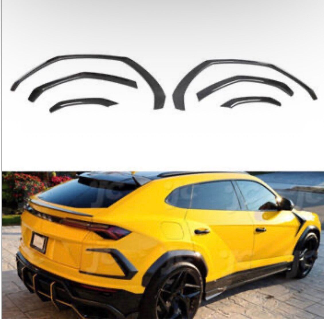 Verbreitung Radlauf Kotflügel Echt Carbon Fiber Lamborghini Urus Hooke Road Fender Flares - Set
