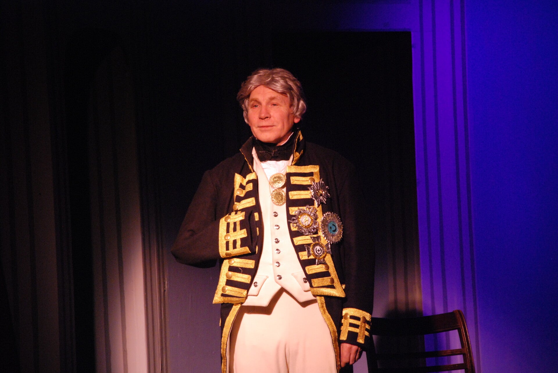 As Lord Nelson in "Bequest to the Nation"