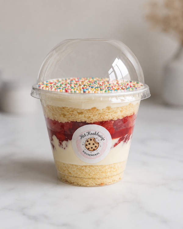 Strawberry Dot Cake