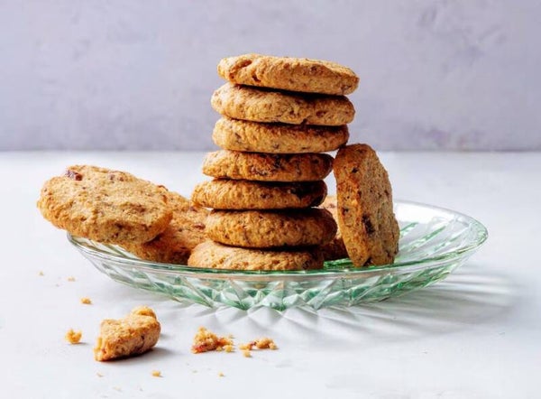 Havermout koek appel-kaneel