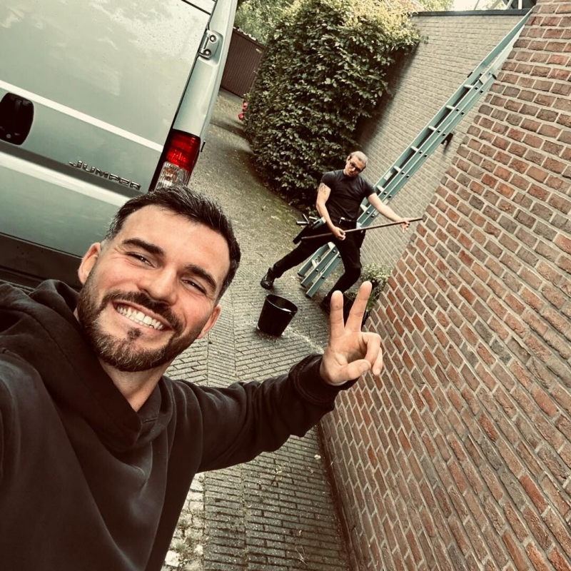 Robin, zaakvoerder van Cleaning'Art