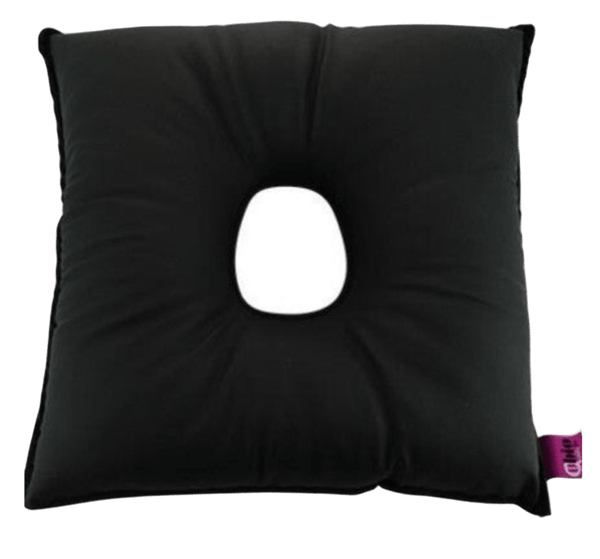 Cojín Saniluxe cuadrado con agujero grafito – Ref. 11415