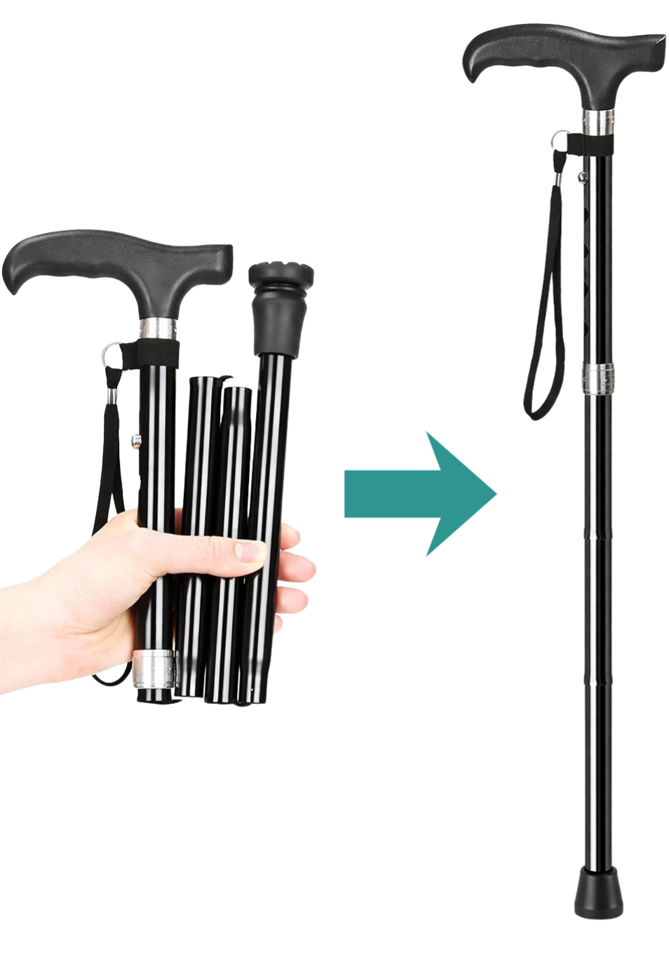 Muletilla Extensible Puño Recto