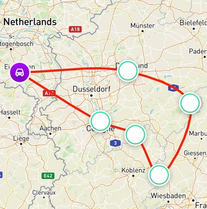 route roadtrip duitsland