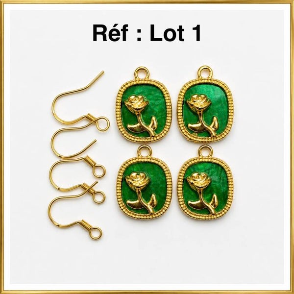 4 PCS pendentifs