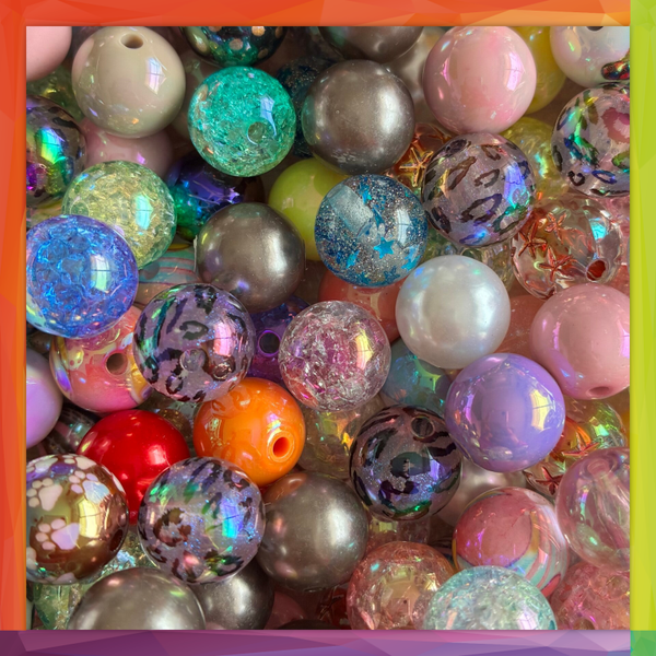 Perles mixtes 16mm