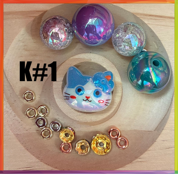 KIT PERLES + TÊTE DE CHAT