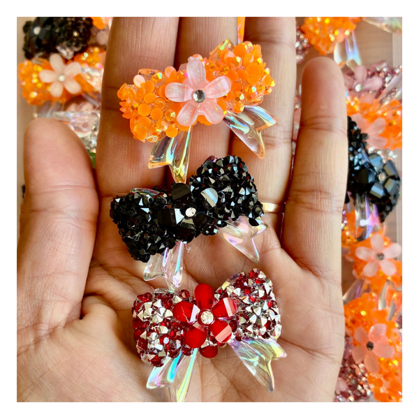 2 PCS - Noeud strass