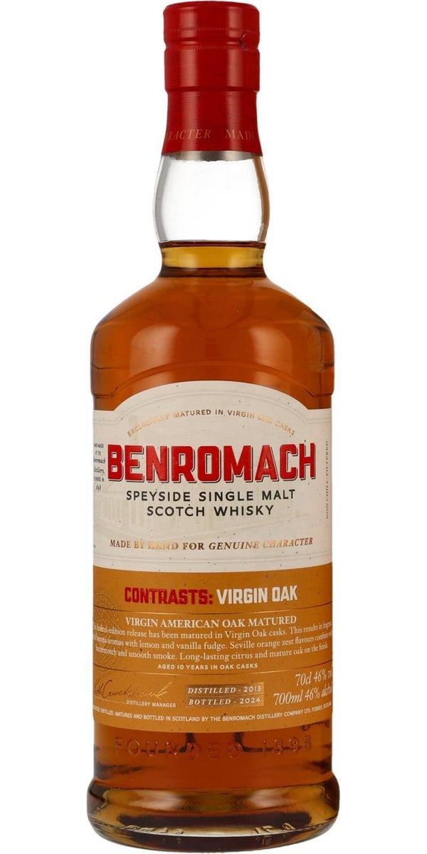 Benromach 2013 - Contrast Virgin Oak - 46% - Single Malt Scotch Whisky