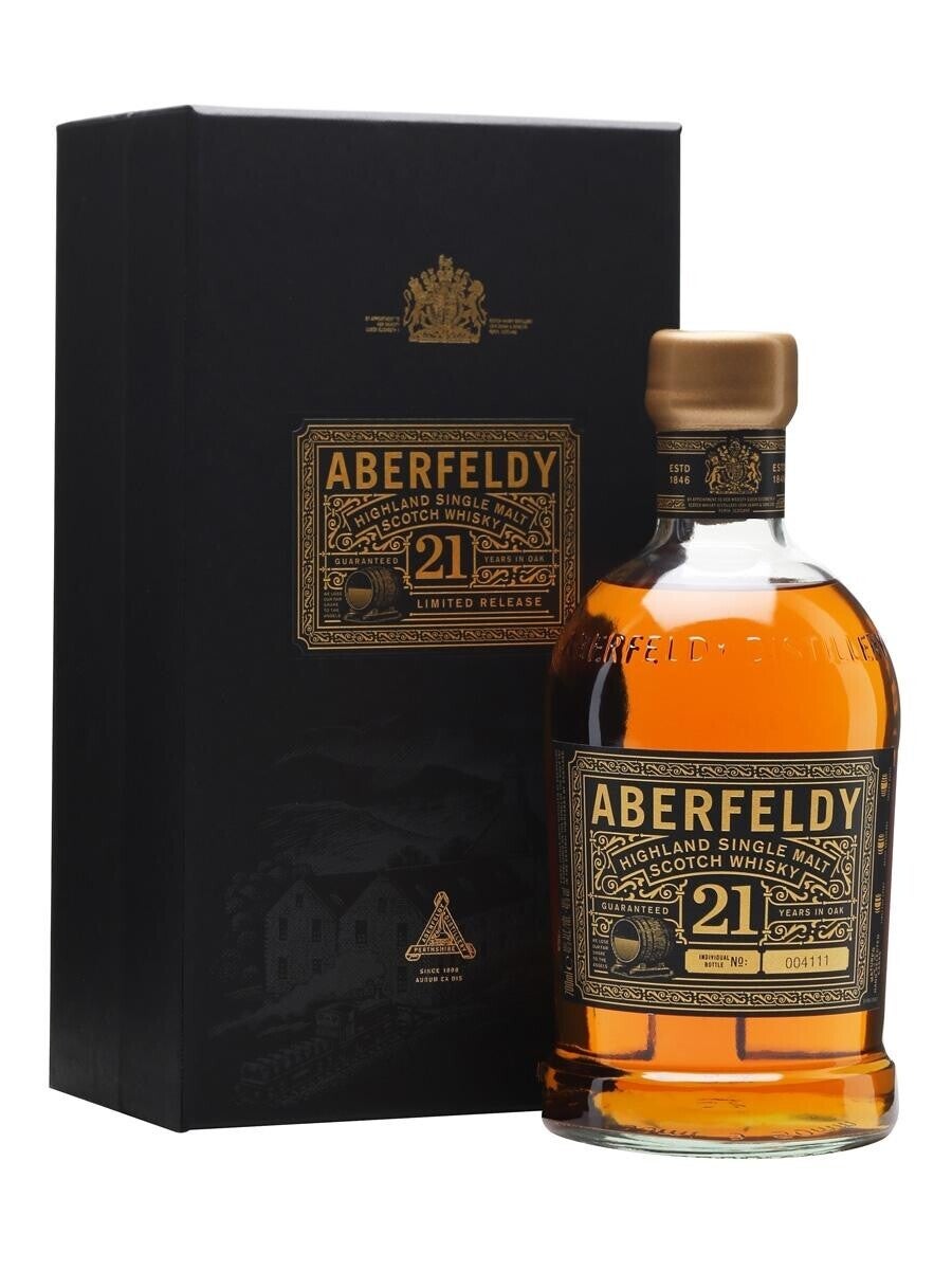 Aberfeldy 21y - Limited Release - 40% - Numbered Bottle - Single Malt Scotch Whisky