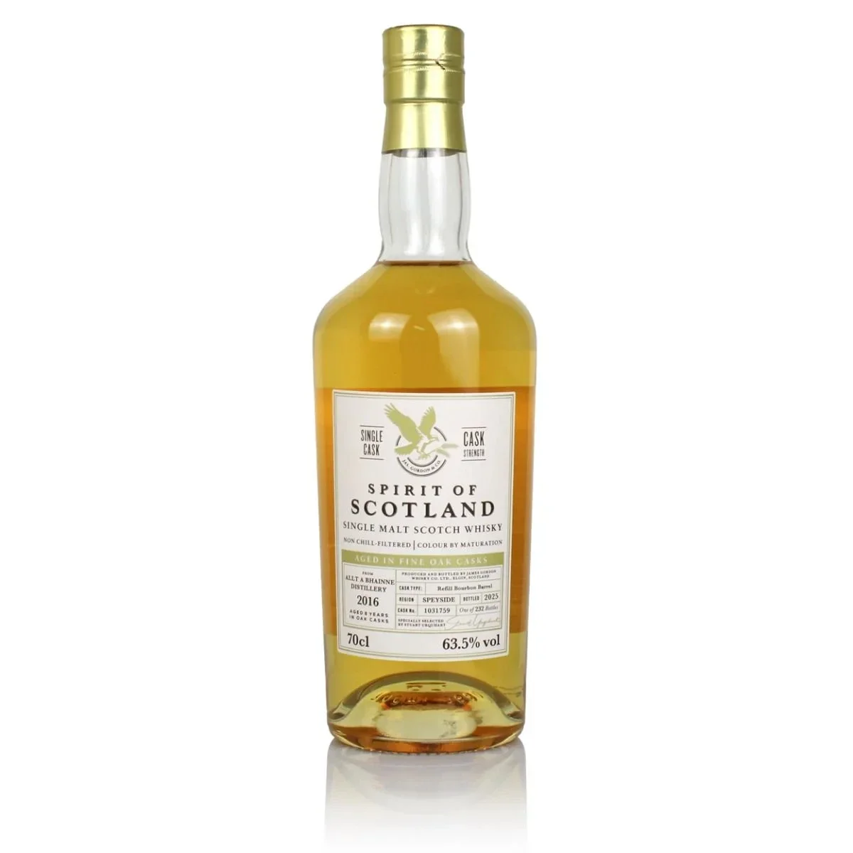 Allt-a-Bhainne 8y - 2016/2025 -Spirit of Scotland - Gordon & Macphail - 63,5% -Single Malt Scotch Whisky