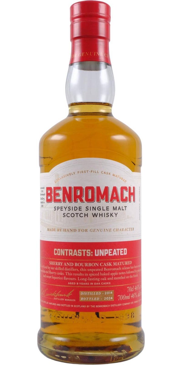 Benromach Contrast Unpeated - 46% - Single Malt Scotch Whisky