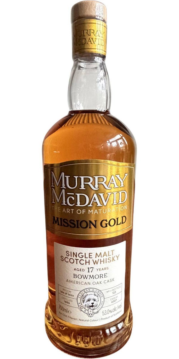 Bowmore 17y - 1989 Mission Gold - Murray McDavid - 53% - Single Malt Scotch Whisky
