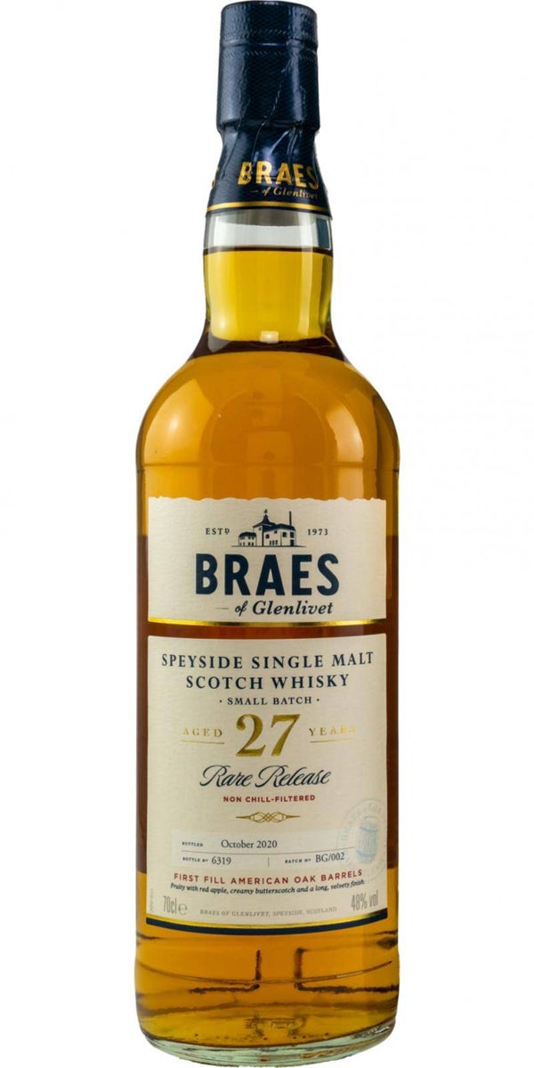Braes of Glenlivet 27y -  Secret Speyside Collection - 48% - Single Malt Scotch Whisky