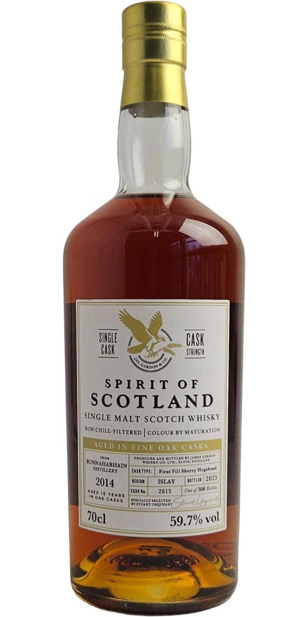 Bunnahabhain 10y - 2014/2025 - Spirit of Scotland - Gordon & Macphail - 59,7¨% - Single Malt Scotch Whisky