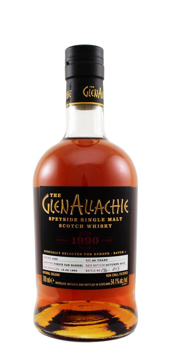 Glenallachie 28y - 1990/2018 - Single cask 1468 - Glenallachie distillery - 54,1% - Single Malt Scotch Whisky