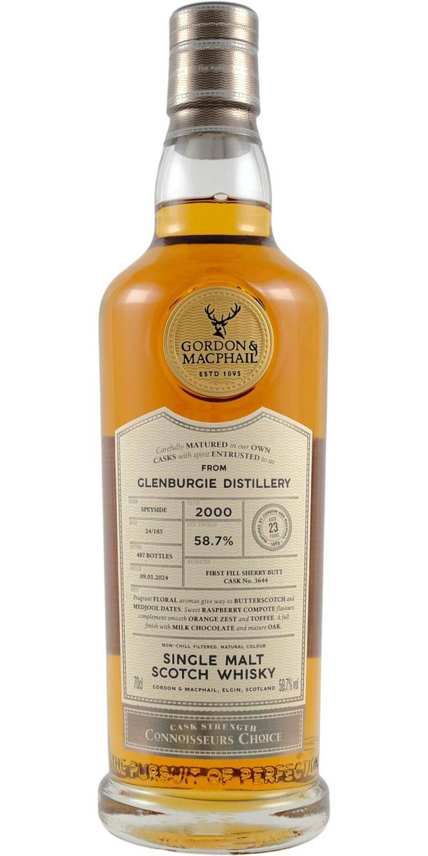 Glenburgie 23y - 2000/2024 - Connoisseurs Choice - Cask#3644 - Gordon & MacPhail Whisky - Single Malt Scotch Whisky