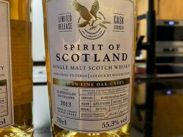 Glendullan 12y - 2013/2026 - Spirit of Scotland - Gordon & Macphail - 55,3% - Single Malt Scotch Whisky