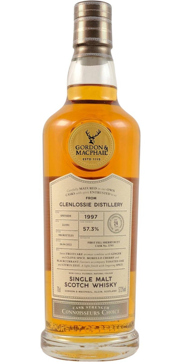 Glenlossie 24y - 1997/2024 - Connoisseurs Choice - Cask#3795 - Gordon & Macphail - Single Malt Scotch Whisky