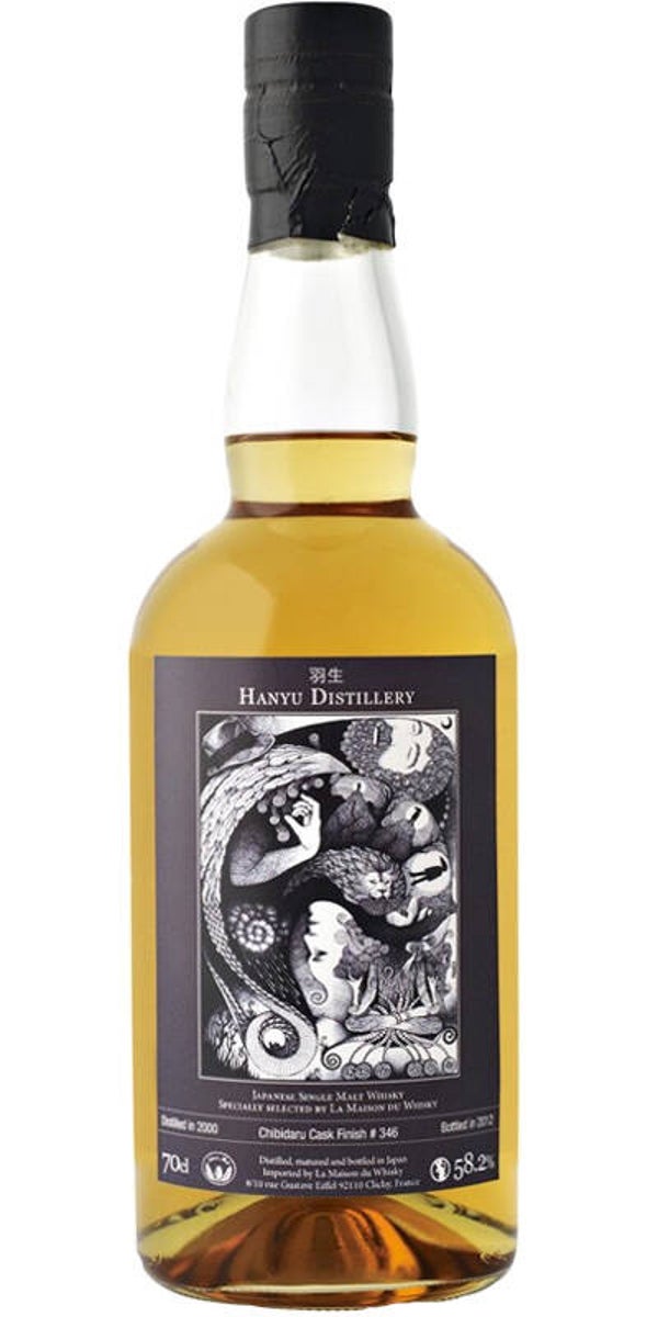 Hanyu 2000 - Chibidaru - 58,2% - Cask#346 - Japanse Single Malt