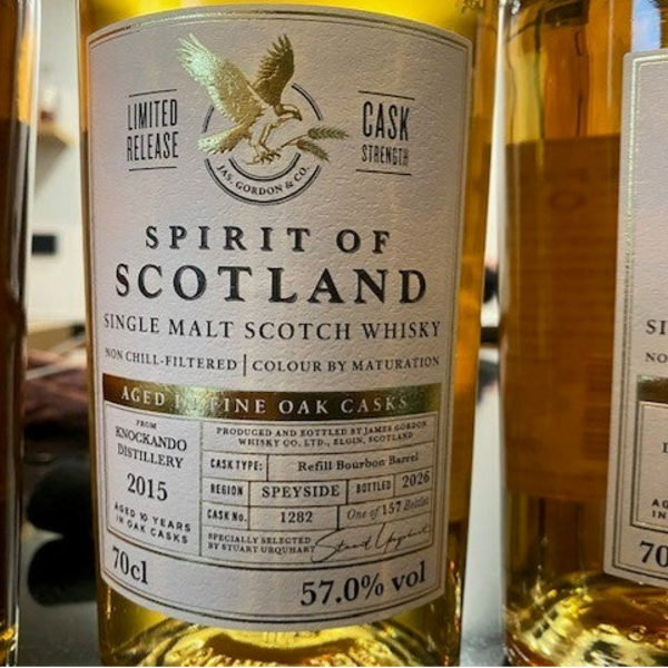 Knockando 10y - 2015/2026 - Spirit of Scotland - Gordon & Macphail - 57% - Single Malt Scotch Whisky