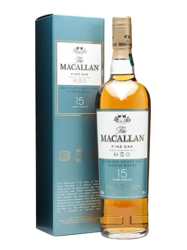 Macallan 15y - Fine Oak - Triple Cask - The Macallan Distillery - Single Malt Scotch Whisky