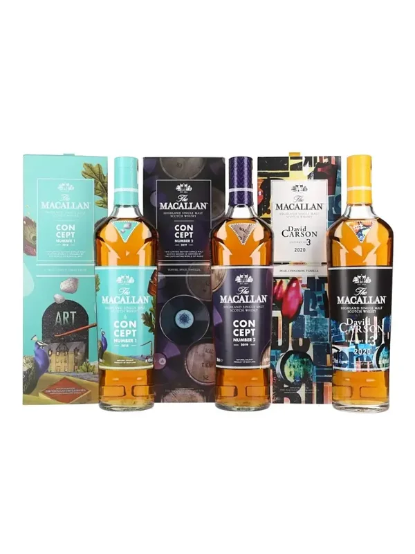 Macallan concept serie - Full set Concept 1, 2 & 3 -