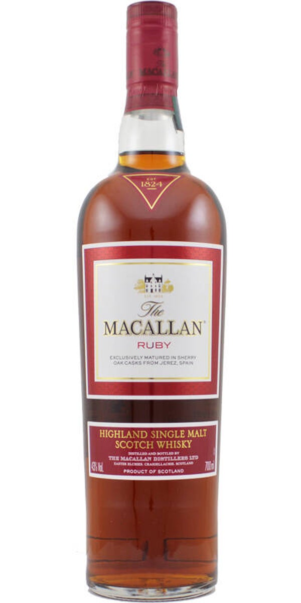 Macallan Ruby - The 1824 series - 43% - The Macallan Distillery - Single Malt Scotch Whisky
