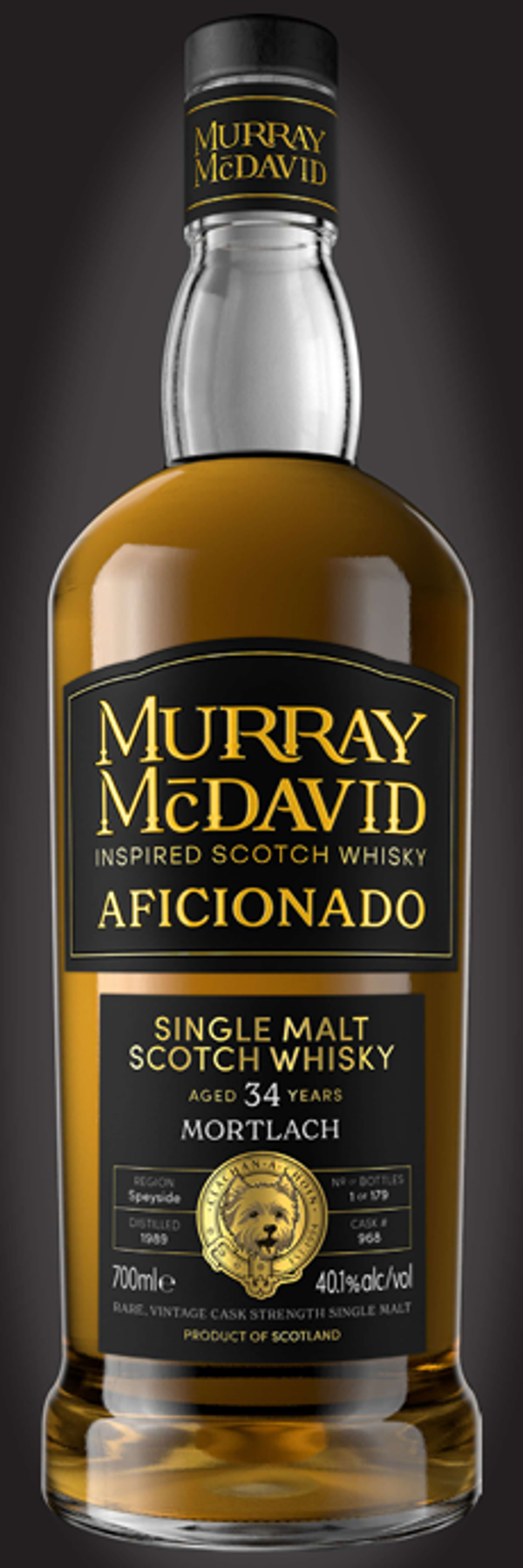 Mortlach 34y - 1989/2025 - Aficionado Serie - Murray McDavid - Cask 368 - 40,1% - Single Malt Scotch Whisky