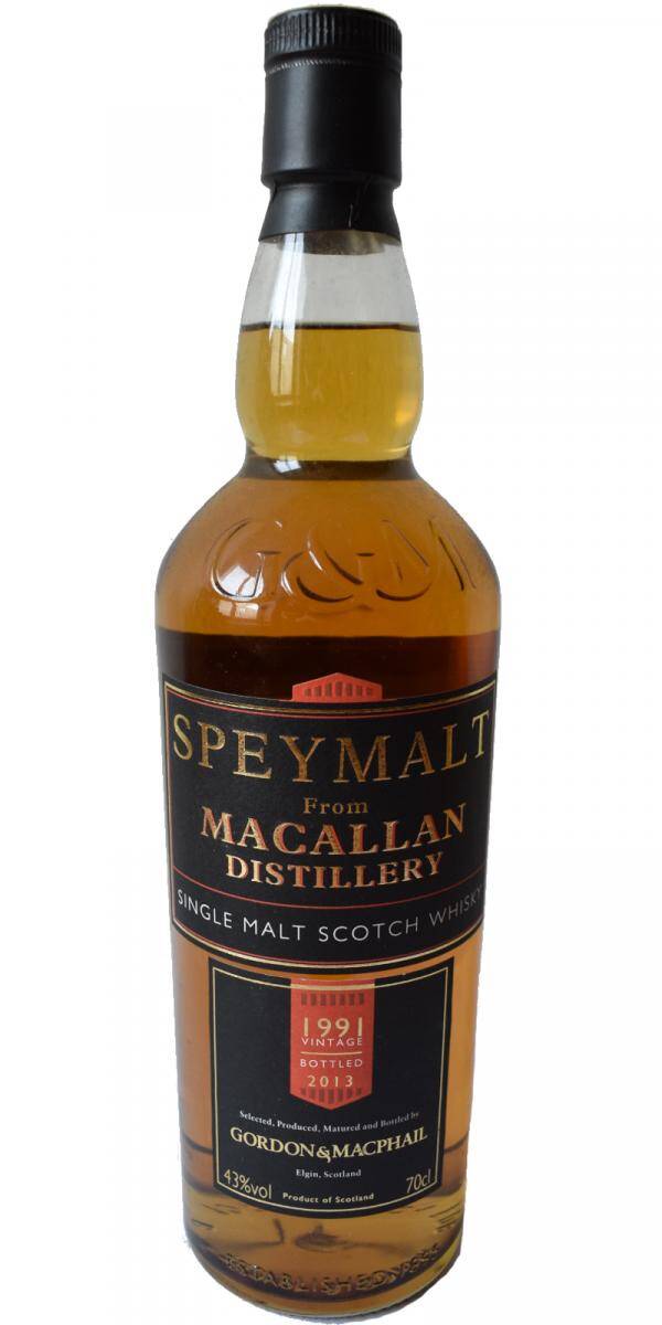 Macallan 22y - 1991/2013 - 43% - Gordon & Macphail - Speymalt - Single Malt Scotch Whisky